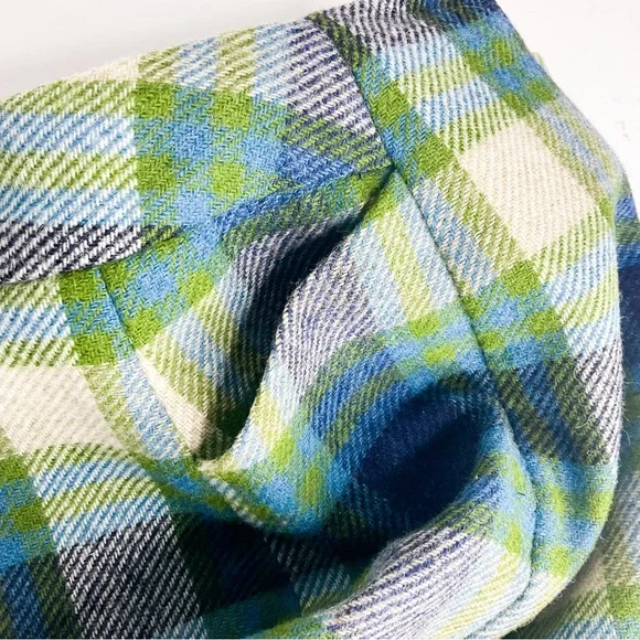 Boden Plaid Mini Skirt Blue Green Tweed UK 10 | US 6 - Picture 5 of 5